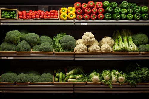 农产品新鲜蔬菜货架摄影图指南 提升农产品销售的视觉营销策略